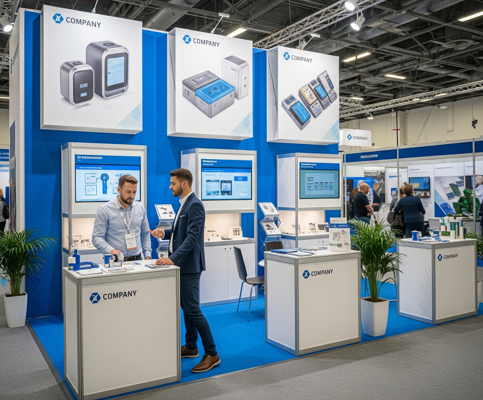 Make a lasting impression at trade shows with premium-quality, customized exhibition displays.