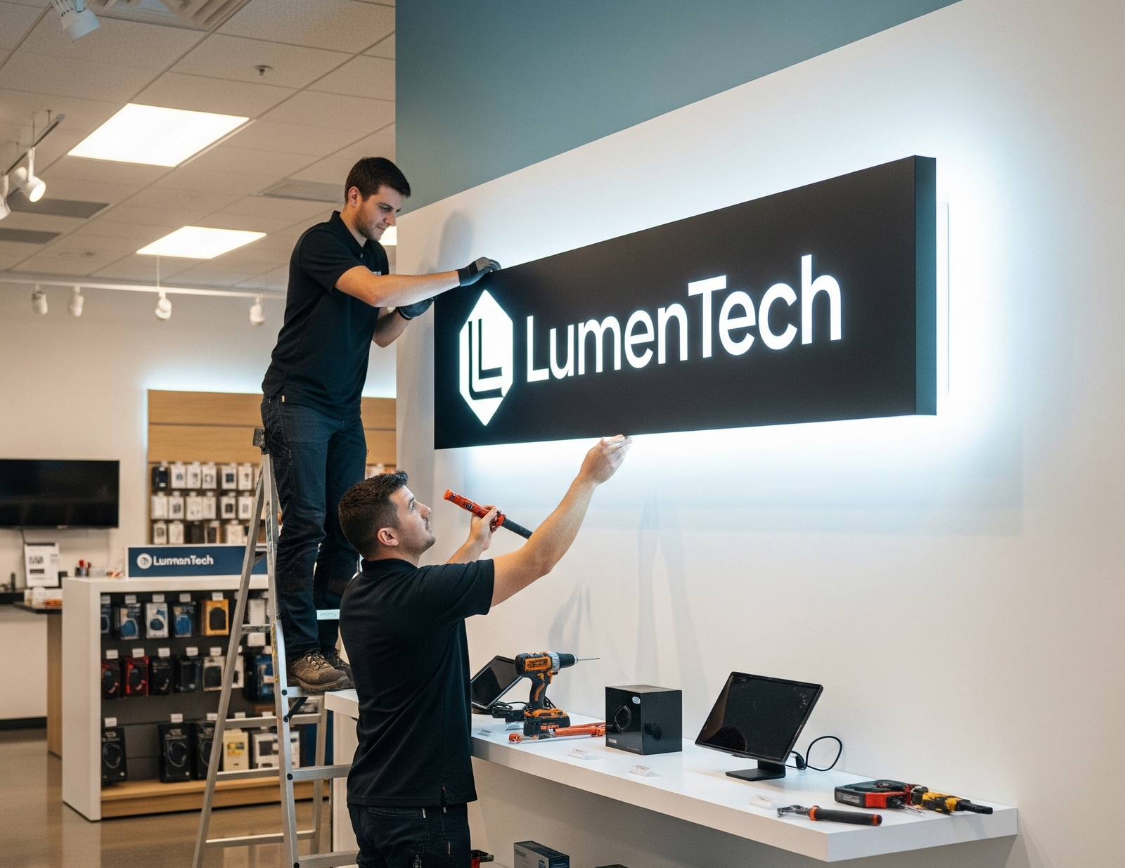 Make your signs stand out with our professional installation service