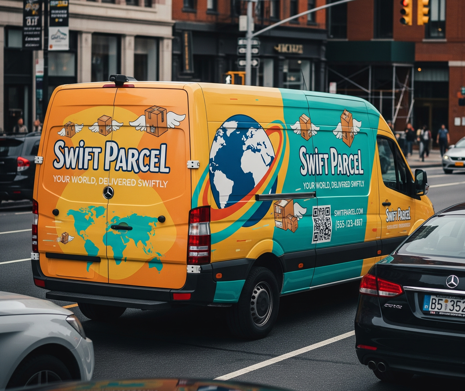 Turn your vehicles into moving billboards with custom graphics and van livery