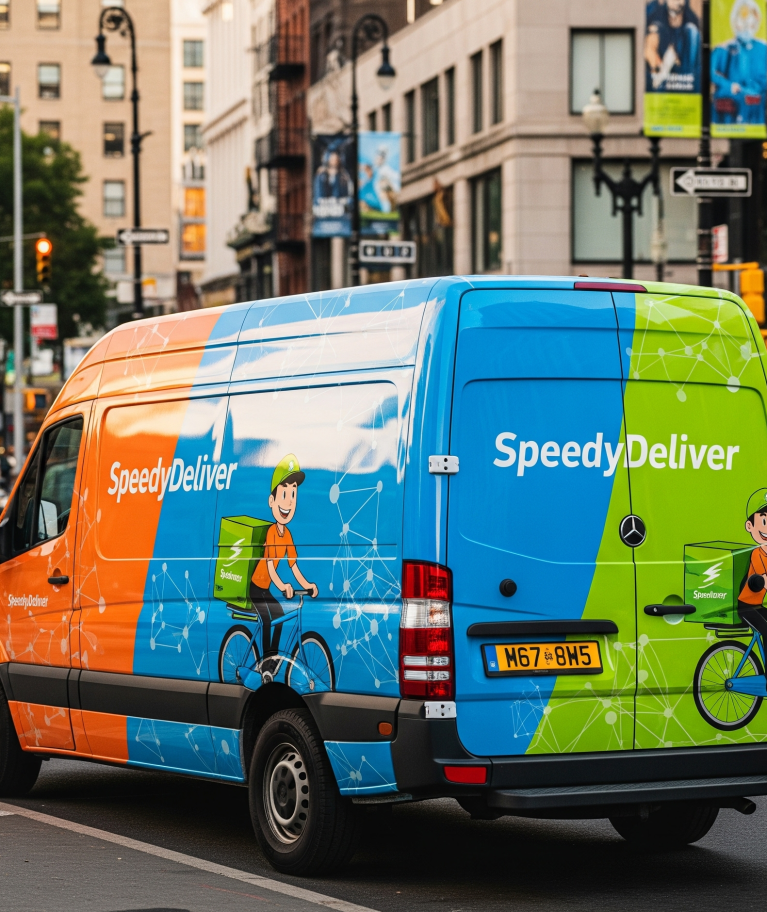 Turn your vehicles into moving billboards with custom graphics and van livery