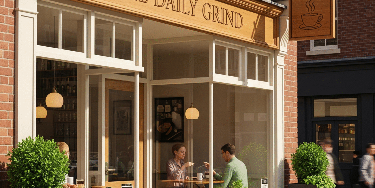 Make a lasting impression with classic and durable non-illuminated signs.